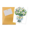 Garden Grace Daisies & Butterflies 3D Pop Up Floral Vase Card