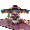 Dance of Spirits Sugar Skull Celebration 3D Pop Up Halloween Card