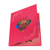 Love in Full Bloom Rose Bouquet Pop Up Greeting Card