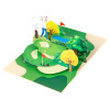 Swing Into Joy Golfer’s Celebration Pop Up Card