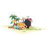 Vacation Mode Travel 3D Pop Up Greeting Card