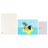 Vacation Mode Travel 3D Pop Up Greeting Card