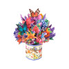 A Bouquet of Joy Butterfly Bloom 3D Pop Up Greeting Card