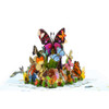 Wings of Wonder Colorful Butterfly 3D Pop Up Greeting Card