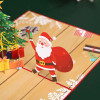 Holiday Magic Santa & Tree 3D Pop Up Christmas Card
