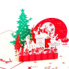 Santa’s Sleigh Ride 3D Pop Up Christmas Card
