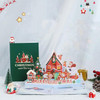 Festive Home Scene Pop Up Christmas & New Year Card