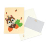 Charming Squirrel Nutty Celebration 3D Pop Up Greeting Card