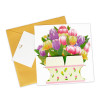 Bloom Box Tulip Delight 3D Pop Up Greeting Card