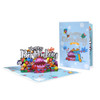 Multicolor Panda 3D Pop Up Birthday Card