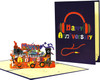 Musical Stage “Happy Anniversary” 3D Pop Up Greeting Card