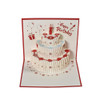 Red Fruit Cake Design 3D Pop Up Birthday Card