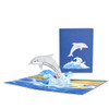Dolphin Ocean Leap 3D Pop Up Greeting Card - Birthday Holiday Event