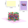 Purple Petals for MOM 3D Pop Up Mother's Day Card