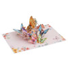 Hot Stamped Purple Butterfly 3D Pop Up Greeting Card - Birthday Mother's Valentine's Day