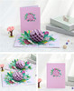Garden of Grace Hydrangea 3D Pop Up Greeting Card - Mother's Day Birthday 