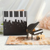 Musical Moments 3D Pop Up Piano Greeting Card - Birthday Holiday Event