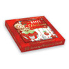 Pack of 10 Festive Cute Teddy Bear Christmas Boxed Cards - Holiday Greeting Cards, 2 Designs with Envelopes