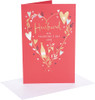 Hearts and Leaves Design Husband Valentine's Day Card