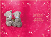 Bears Sat With Rose Wife Keepsake 3D Valentine's Day Card