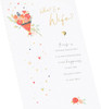 Flowers Design Wife Valentine's Day Card