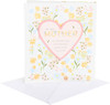 For Mother Flowers and Heart Design Mother's Day Card