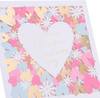 Laser Hearts and Daisies Design Mum Mother's Day Card
