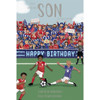 Football Theme Son Birthday Card