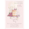 Pink Cake Design Granddaughter Birthday Card