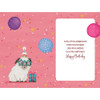 Guinea Pigs, Balloons and Presents Design Granddaughter Birthday Card