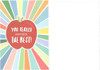 Bright Colourful Card Thank You Teacher Card