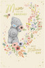 Bear Holding Flower Amazing Mum Mother's Day Card