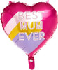 Best Mum Ever Foil Balloon Mother's Day Birthday
