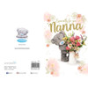 Bear And Vase Of Flowers Nanna Photo Finish Mother's Day Card