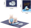 I Love You Daddy Polar Bear 3D Pop Up Father's Day Card