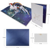Stereoscopic Unicorn Galaxy 3D Pop Up Greeting Card - Kids Theme Birthday