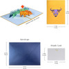 Stereoscopic Cow 3D Pop Up Greeting Card - Kids Theme Birthday