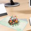 Colourful Blooming 3D Pop Up Thank You Card
