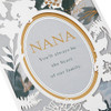 Floral Design with Gold Foil Laser Cut Details Nana Mother's Day Card