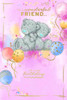 Bears Sitting Down Wonderful Friend Birthday Card