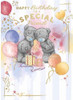 Bears Snuggling Special Friend Birthday Card