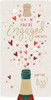 Bottle Of Bubbly Luxury Engagement Congratulations Card