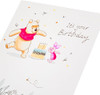 Disney Winnie The Pooh Cake Design Birthday Card