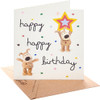 Boofle Holding Star Birthday Card