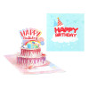 Dream Girl Cake 3D Pop Up Birthday Card