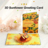 Sunflower Butterfly 3D Pop Up Greeting Card