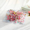 Floral Harmony Butterfly 3D Pop Up Greeting Card