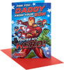 Avengers Design for Daddy from Son Father's Day Card