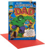 Incredible Dad Hulk Design Dad Father's Day Card