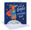 Super Daddy Sausage Dog Design Father's Day Card